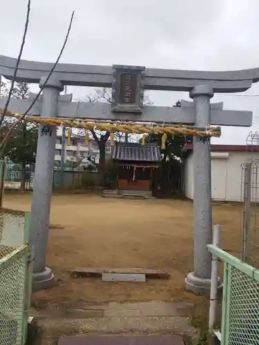 葛原天満宮の鳥居