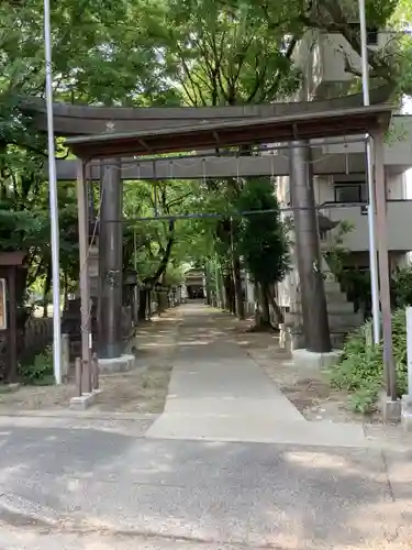 下中八幡宮の鳥居