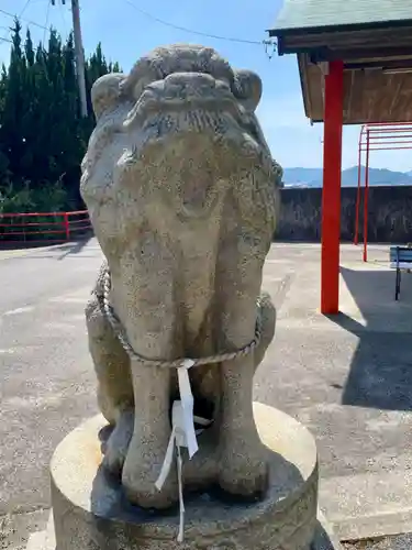 津嶋神社の狛犬