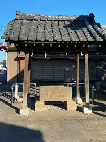 氷川神社の手水