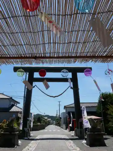 國魂神社の鳥居