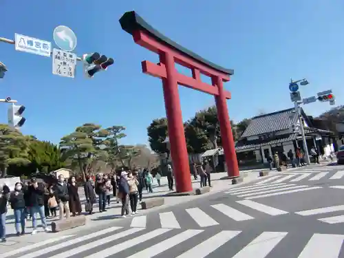 鶴岡八幡宮の鳥居