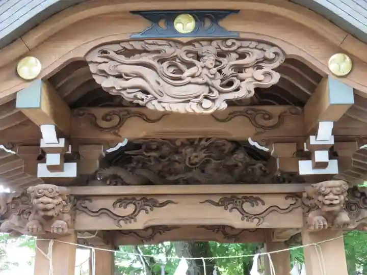 山中諏訪神社の芸術
