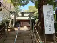青砥杉山神社の鳥居
