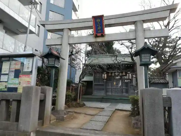 袖ケ崎神社の鳥居