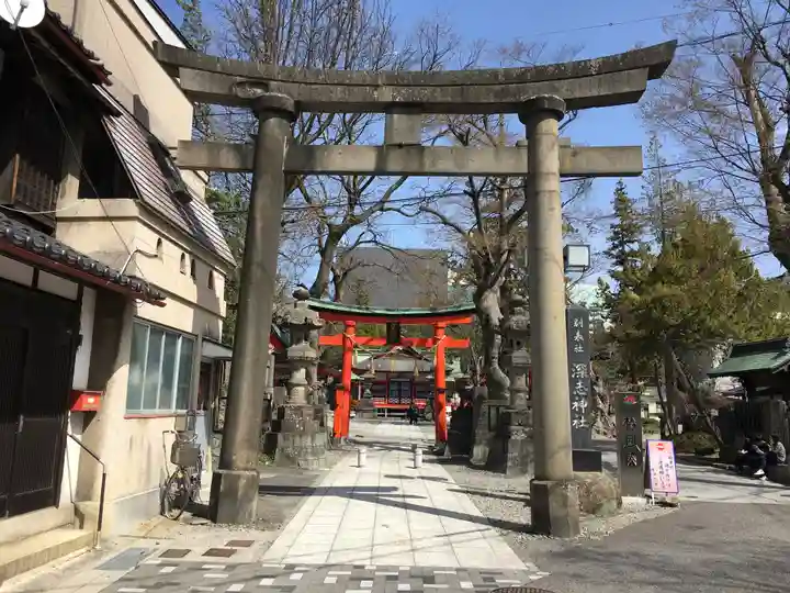 深志神社の鳥居