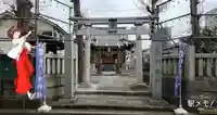 長門鎮守八幡神社の鳥居