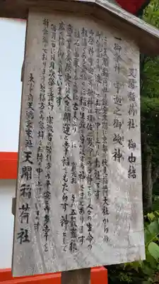 天開稲荷社の歴史