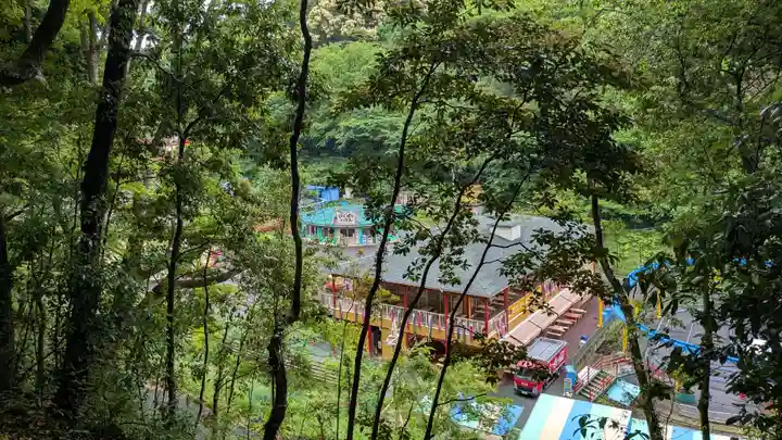 天開稲荷社の景色