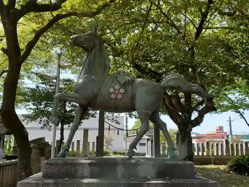 津田天満神社の狛犬