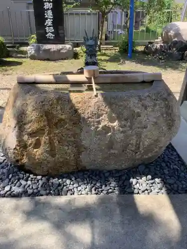 神明社（伝馬神明社）の手水舎