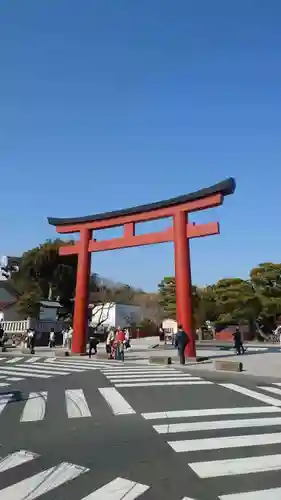 鶴岡八幡宮の鳥居