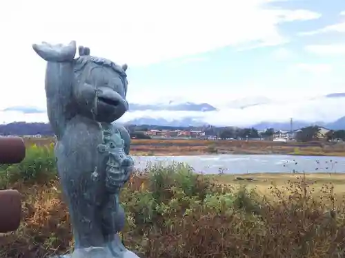 かっぱ神社の狛犬