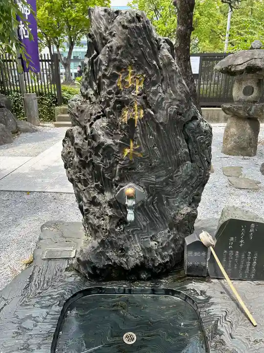 警固神社の手水舎