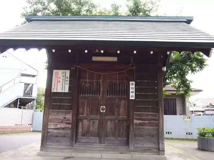諏訪神社の本殿・本堂