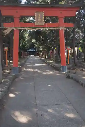 菅谷神社の鳥居