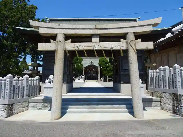 国安天満神社の鳥居