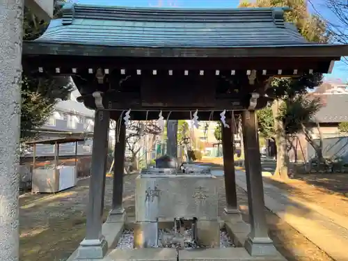 西向天神社の手水舎
