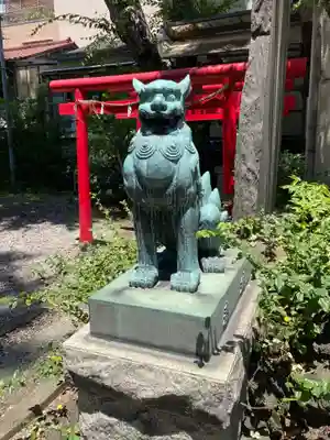 寄木神社の狛犬