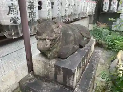 文子天満宮の狛犬