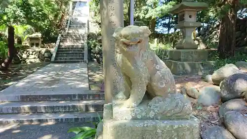 大瀬神社の狛犬