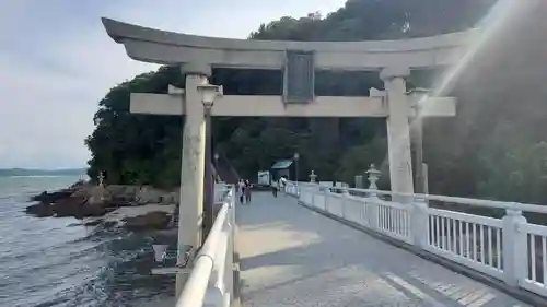 八百富神社の鳥居