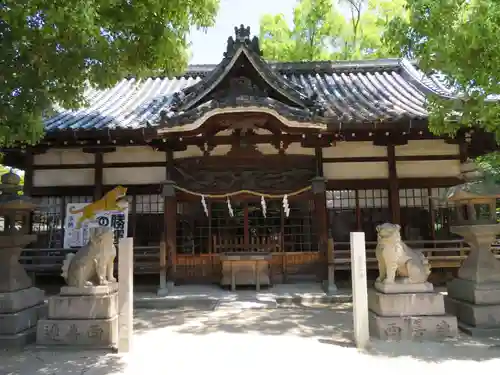 式内楯原神社の本殿