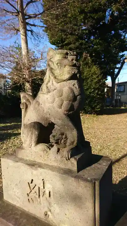 第六天社の狛犬