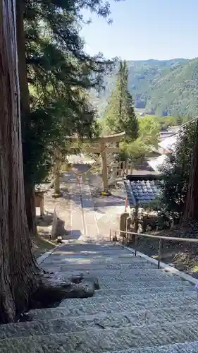 恵那神社の鳥居