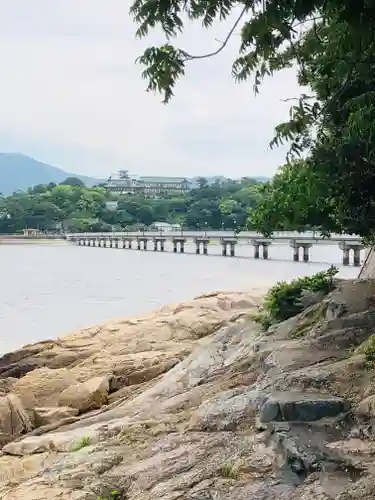 八百富神社の周辺