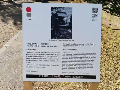 安積疎水神社の歴史