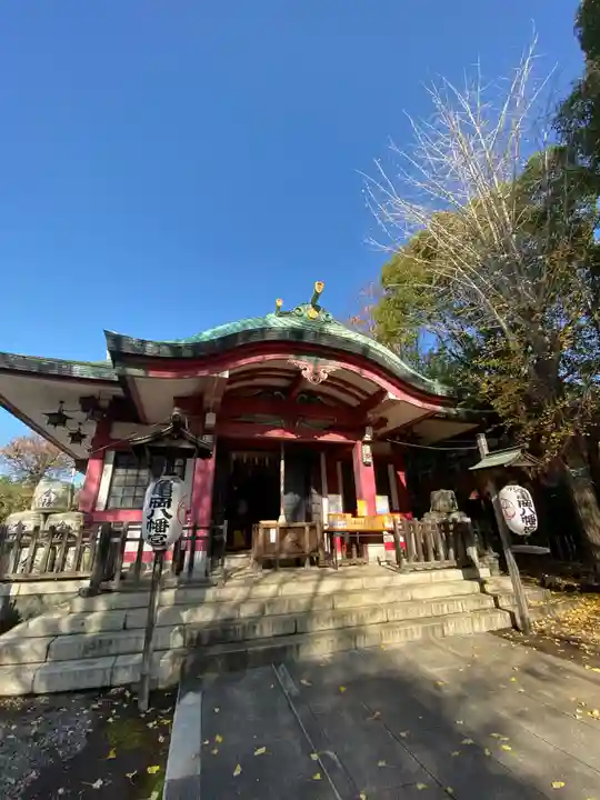 市谷亀岡八幡宮の本殿・本堂