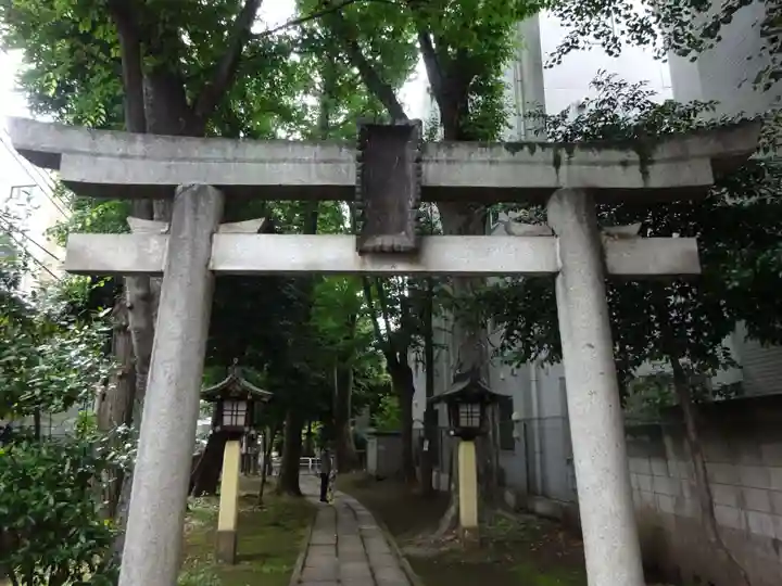 荻窪白山神社の鳥居