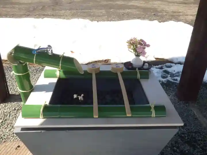 留辺蘂神社の手水舎