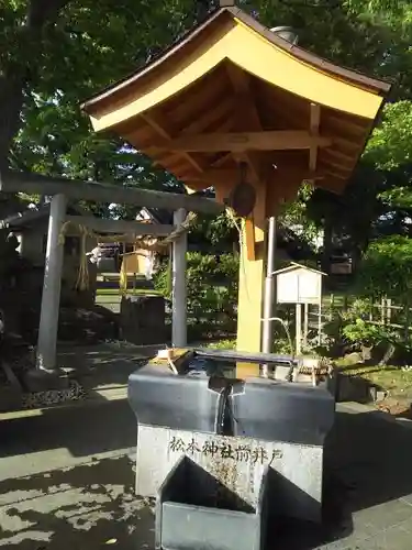 松本神社の手水舎
