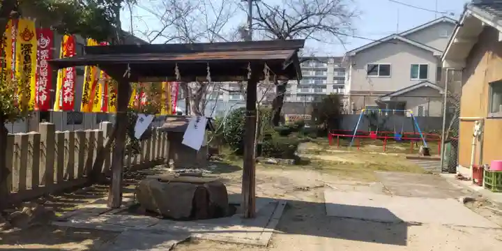 深島神社(柳原)の手水舎