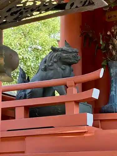 東寺鎮守八幡宮・東寺境内社八島殿の狛犬