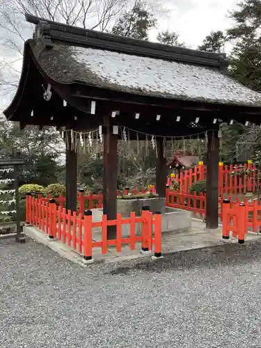 建勲神社の手水舎