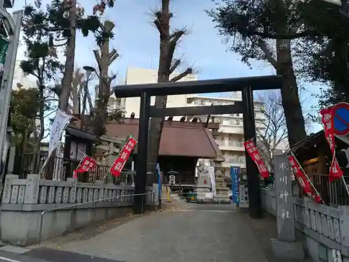 高円寺氷川神社の鳥居