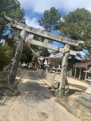 繁枝神社の鳥居