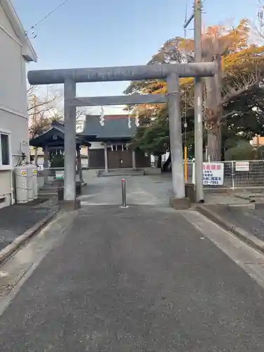 神明神社の鳥居