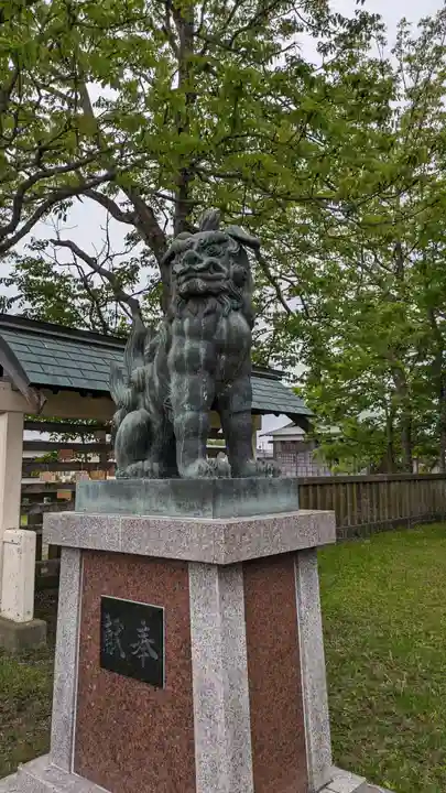 鳥取神社の狛犬