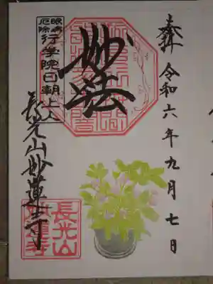 御朱印　オジギソウ