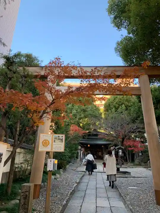 洲嵜神社の鳥居