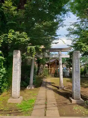 阿佐谷弁天社の鳥居