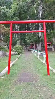 神社（洞爺湖中の島）の鳥居