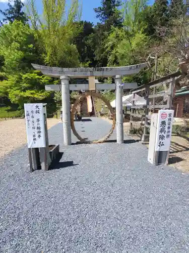 樺崎八幡宮の鳥居