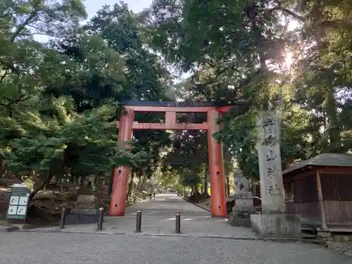 手向山八幡宮の鳥居