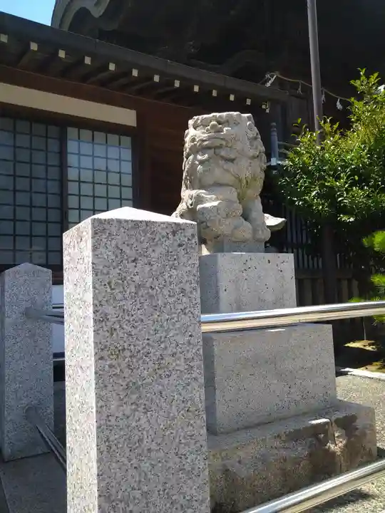 道通神社の狛犬