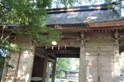 若狭彦神社（上社）の山門・神門
